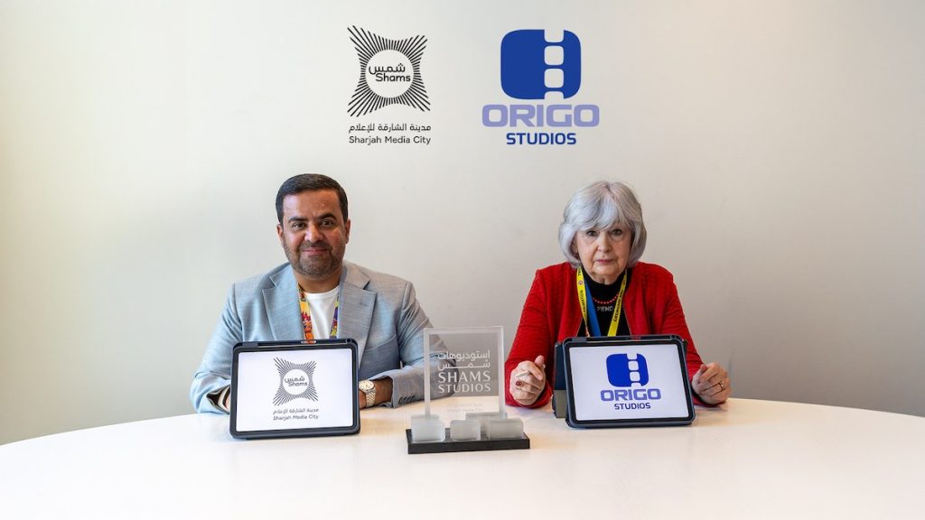 Q1 2027 start targeted for Shams Production Hub with Origo Studios Q1 2027 start targeted for Shams Production Hub with Origo Studios: representatives of Sharjah Media City (Shams) and Origo Studios at the partnership signing